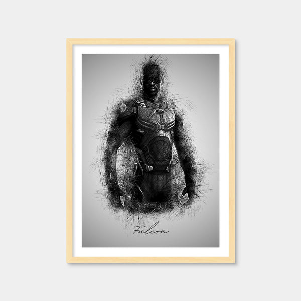 Falcon Wall Art — Framed Print Format preview