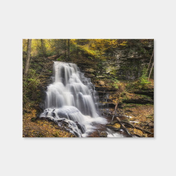 Fall Glitter Wall Art — Canvas Wrap Format preview