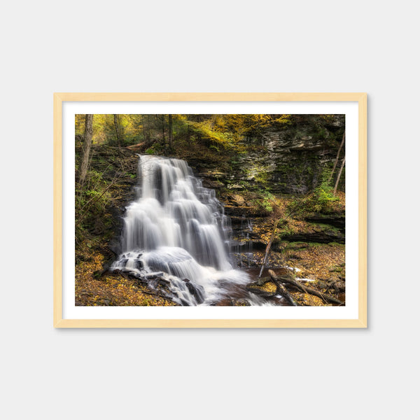 Fall Glitter Wall Art — Framed Print Format preview