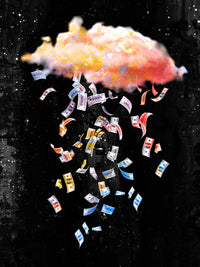 Falling Dollars Wall Art