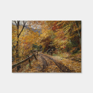 AUTO-MOCKUP WHITE | Falling Leaves | 1 Piece | Gallery Wrap Canvas | group=4x3