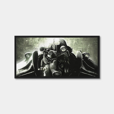 AUTO-MOCKUP WHITE | Fallout T60 | 1 Piece | Black Framed Canvas | group=2x1