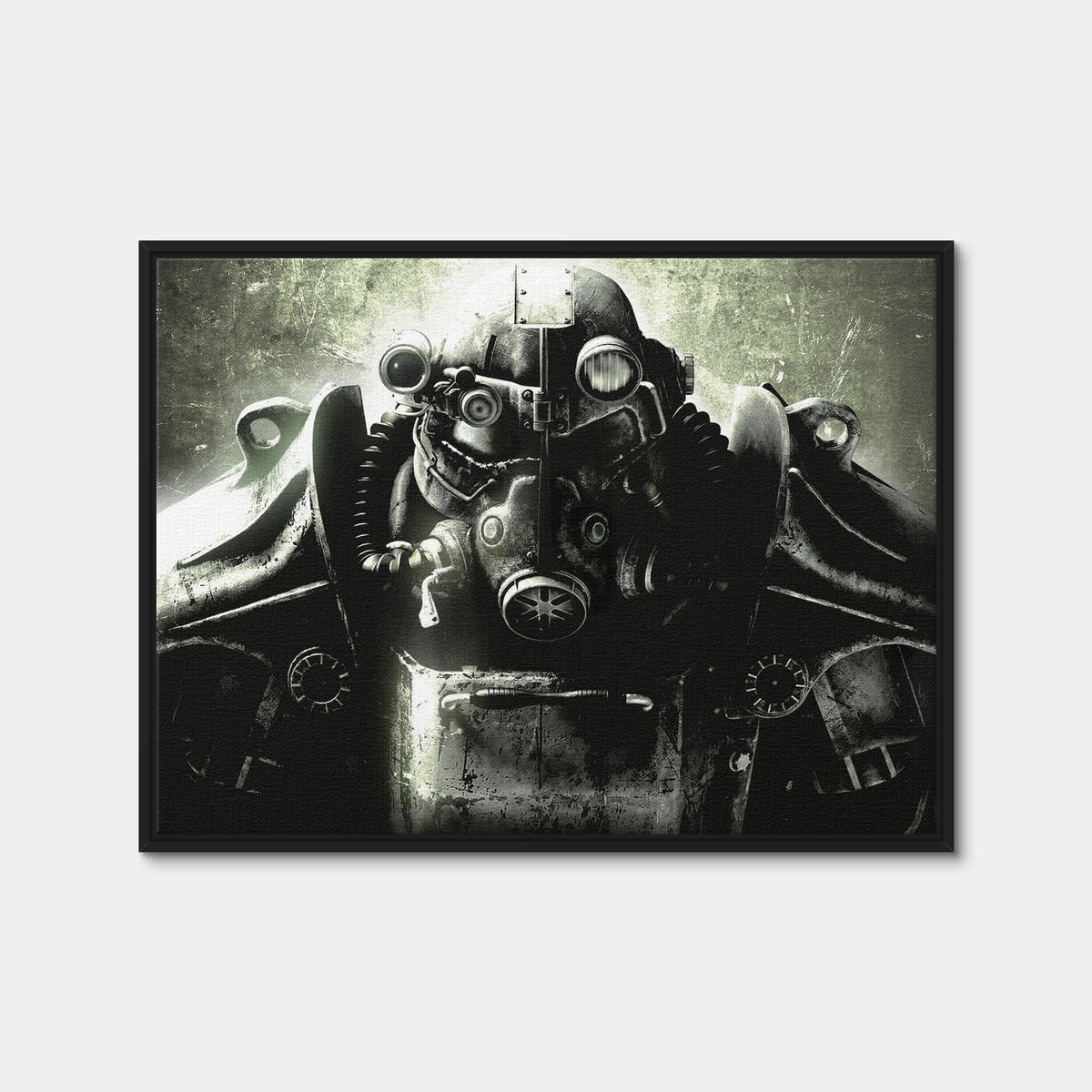 AUTO-MOCKUP WHITE | Fallout T60 | 1 Piece | Black Framed Canvas | group=4x3