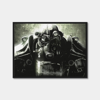 AUTO-MOCKUP WHITE | Fallout T60 | 1 Piece | Black Framed Canvas | group=4x3