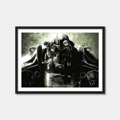 AUTO-MOCKUP WHITE | Fallout T60 | 1 Piece | Black Framed Print | group=4x3