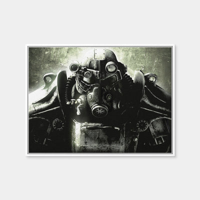 AUTO-MOCKUP WHITE | Fallout T60 | 1 Piece | White Framed Canvas | group=4x3