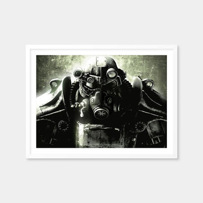 AUTO-MOCKUP WHITE | Fallout T60 | 1 Piece | White Framed Print | group=4x3