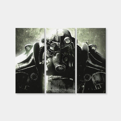 AUTO-MOCKUP WHITE | Fallout T60 | 3 Piece | Gallery Wrap Canvas | group=8x18