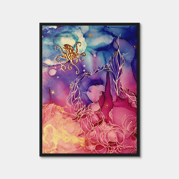 Fantastical Wall Art — Framed Canvas Format preview