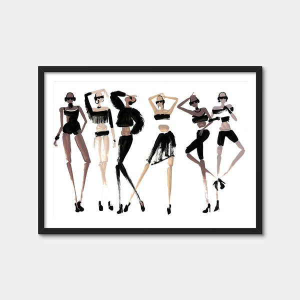 Fashion 6 Wall Art — Framed Print Format preview