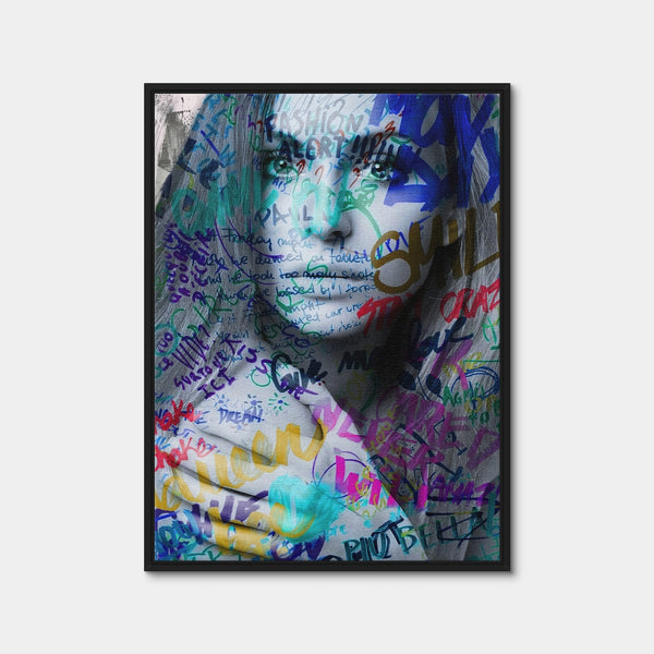 Fashion Alert Wall Art — Framed Canvas Format preview