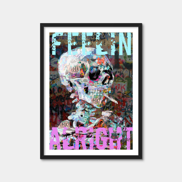 Feelin Alright Wall Art — Framed Print Format preview