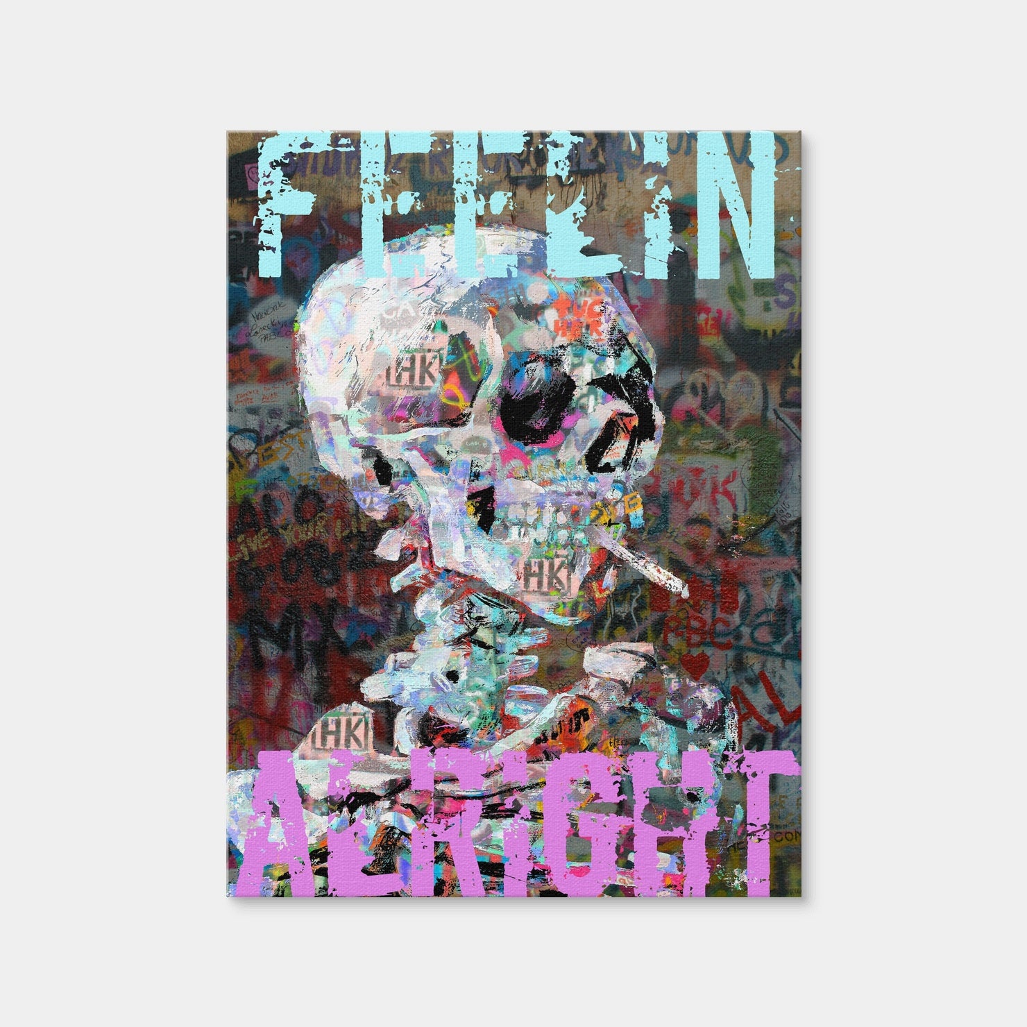 AUTO-MOCKUP WHITE | Feelin Alright | 1 Piece | Gallery Wrap | group=3x4
