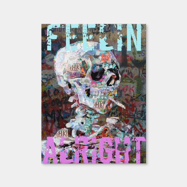 Feelin Alright Wall Art — Canvas Wrap Format preview