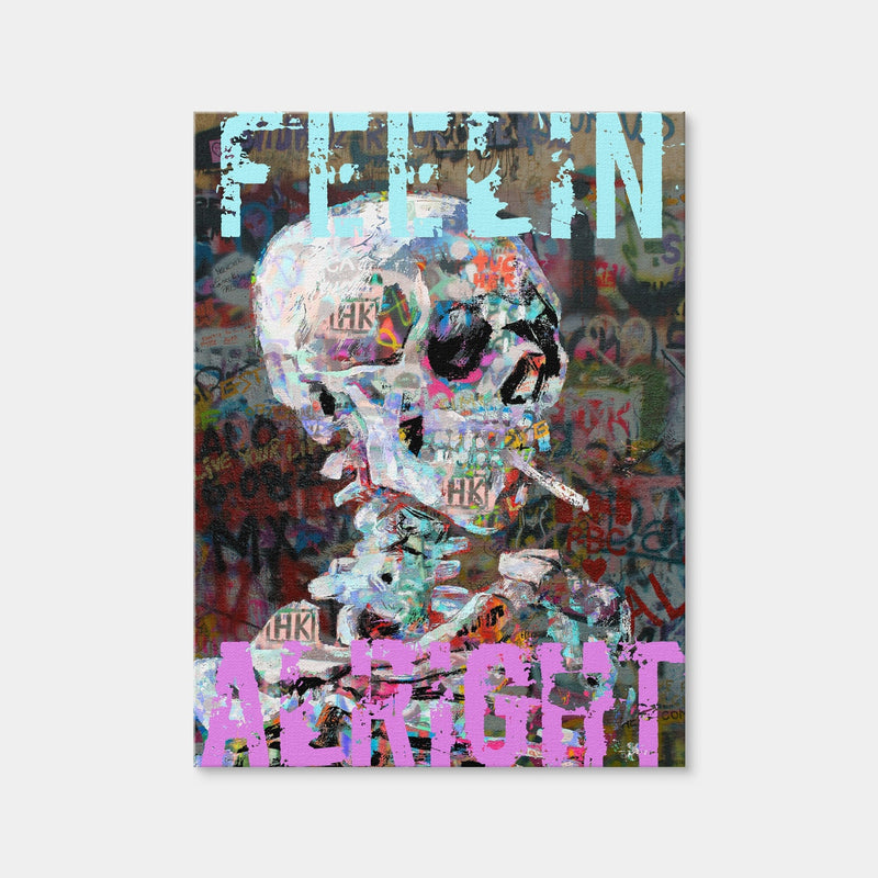 AUTO-MOCKUP WHITE | Feelin Alright | 1 Piece | Gallery Wrap | group=3x4