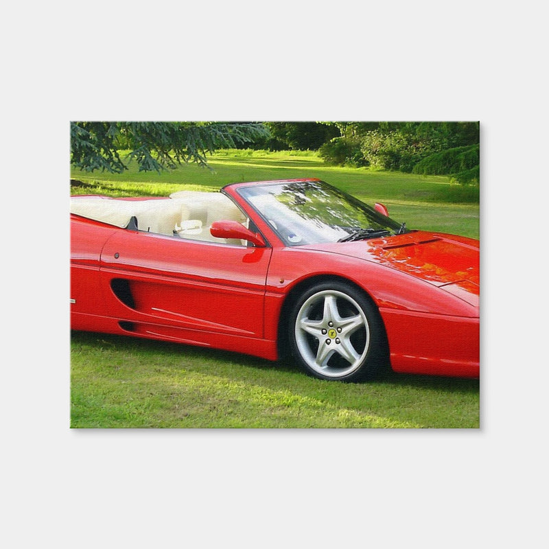 AUTO-MOCKUP WHITE | Ferrari F355 Convertible | 1 Piece | Gallery Wrap Canvas | group=4x3