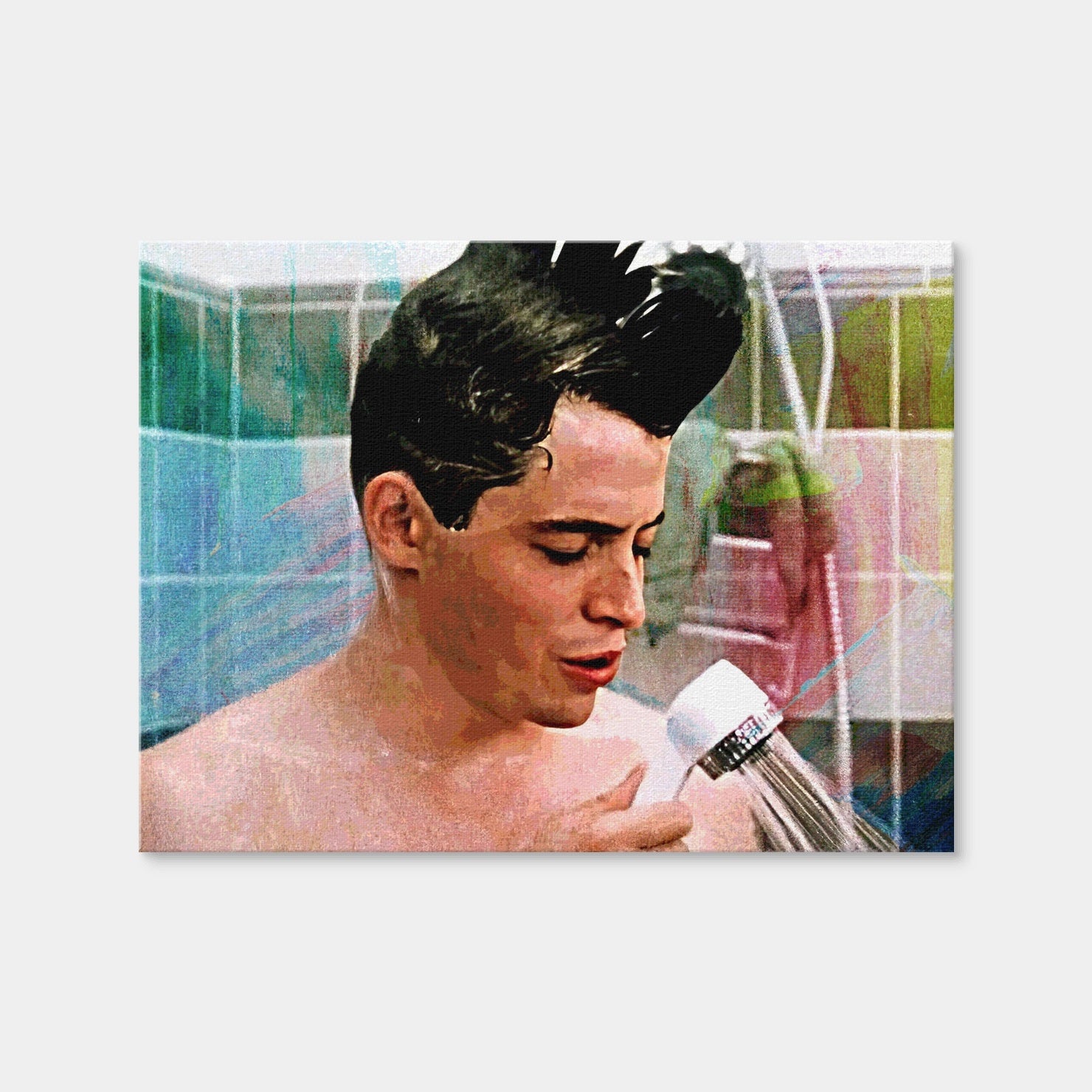 AUTO-MOCKUP WHITE | Ferris Bueller Shower | 1 Piece | Gallery Wrap Canvas | group=4x3