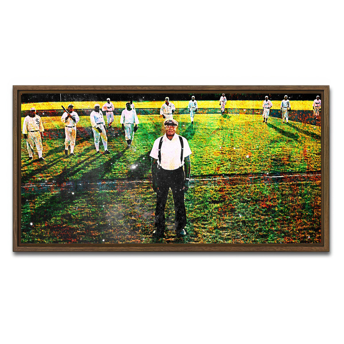 AUTO-MOCKUP WHITE | Field of Dreams | 1 Piece | Walnut Framed Canvas | group=2x1