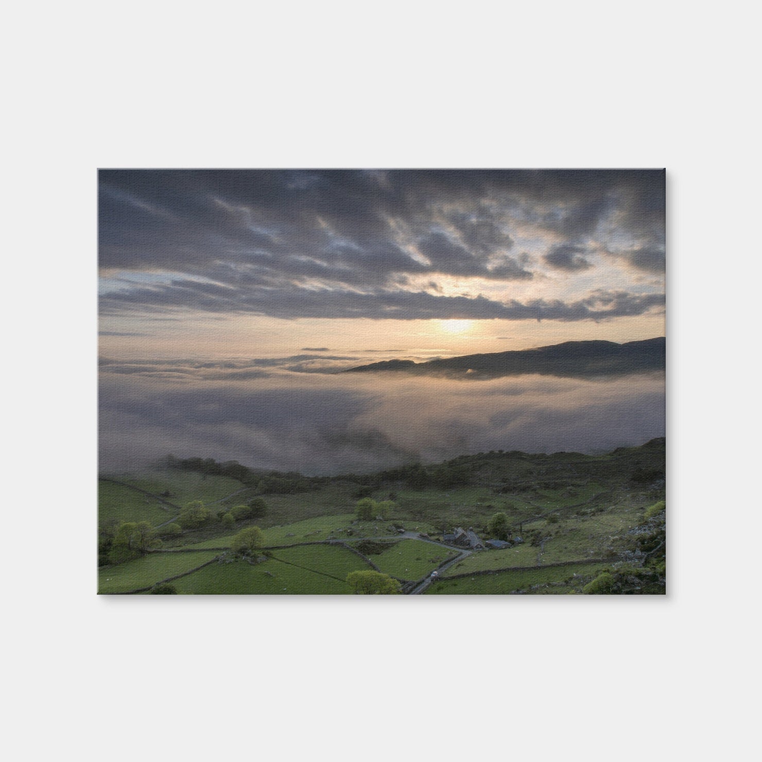 AUTO-MOCKUP WHITE | Fields of Snowdonia | 1 Piece | Gallery Wrap Canvas | group=4x3