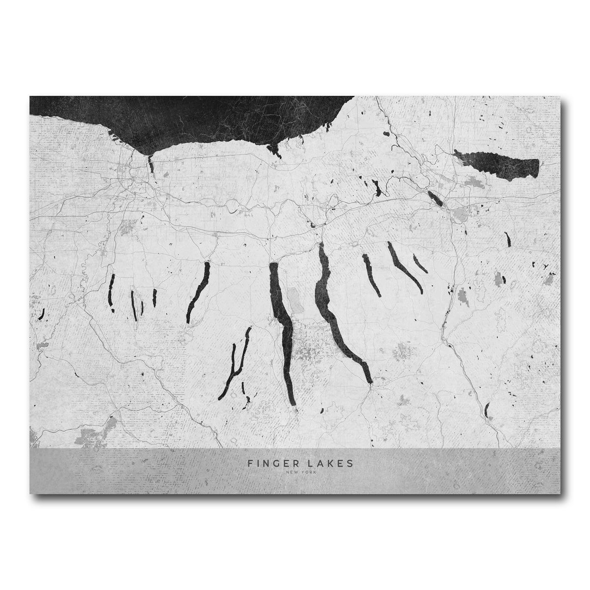 AUTO-MOCKUP WHITE | Finger Lakes Map 2 | 1 Piece | Gallery Wrap Canvas | group=4x3