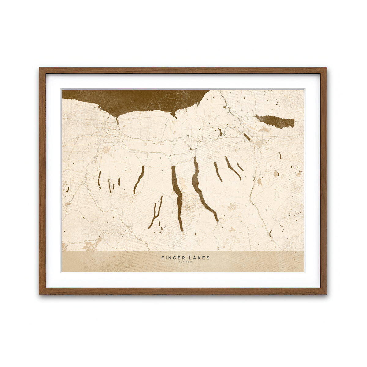 Framed Print 4x3 Walnut