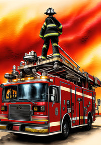 Firefighter Wall Art