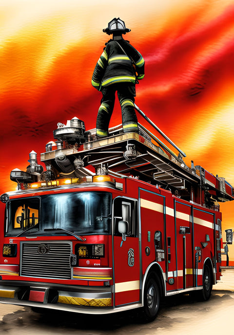 Firefighter Wall Art