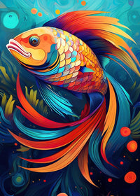 Fish Modern Art Wall Art