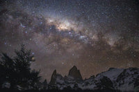 Fitz Roy under the Milky Way Wall Art