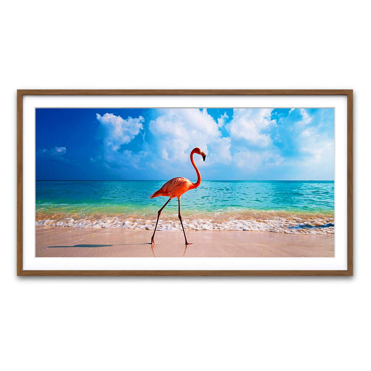 Framed Print 2x1 Walnut