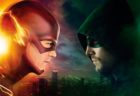 Flash vs. Arrow Wall Art