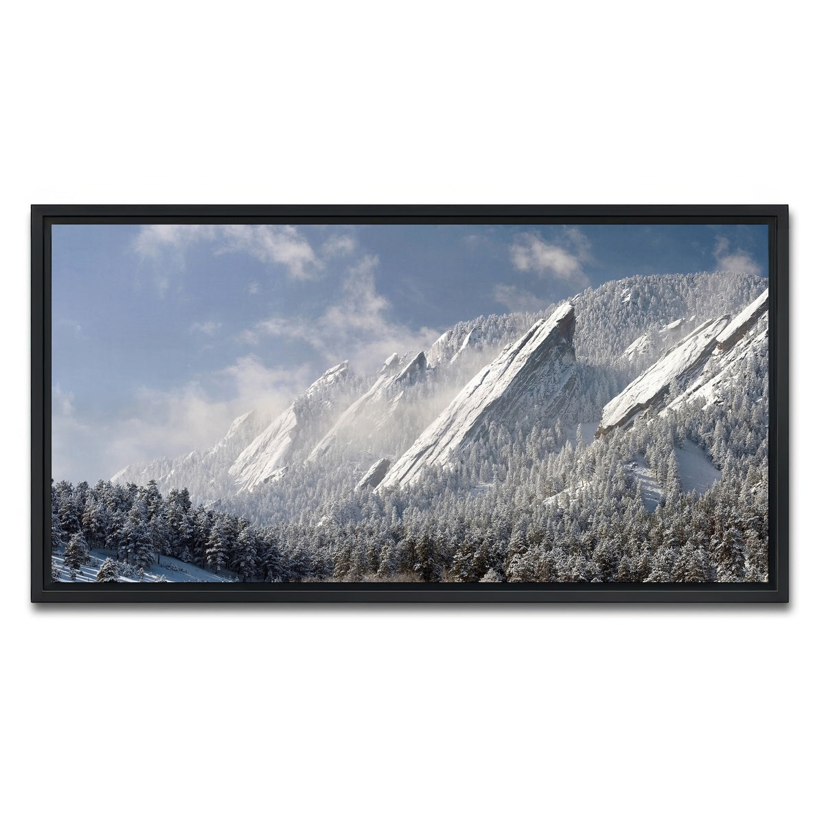 AUTO-MOCKUP WHITE | Flatirons | 1 Piece | Black Framed Canvas | group=2x1