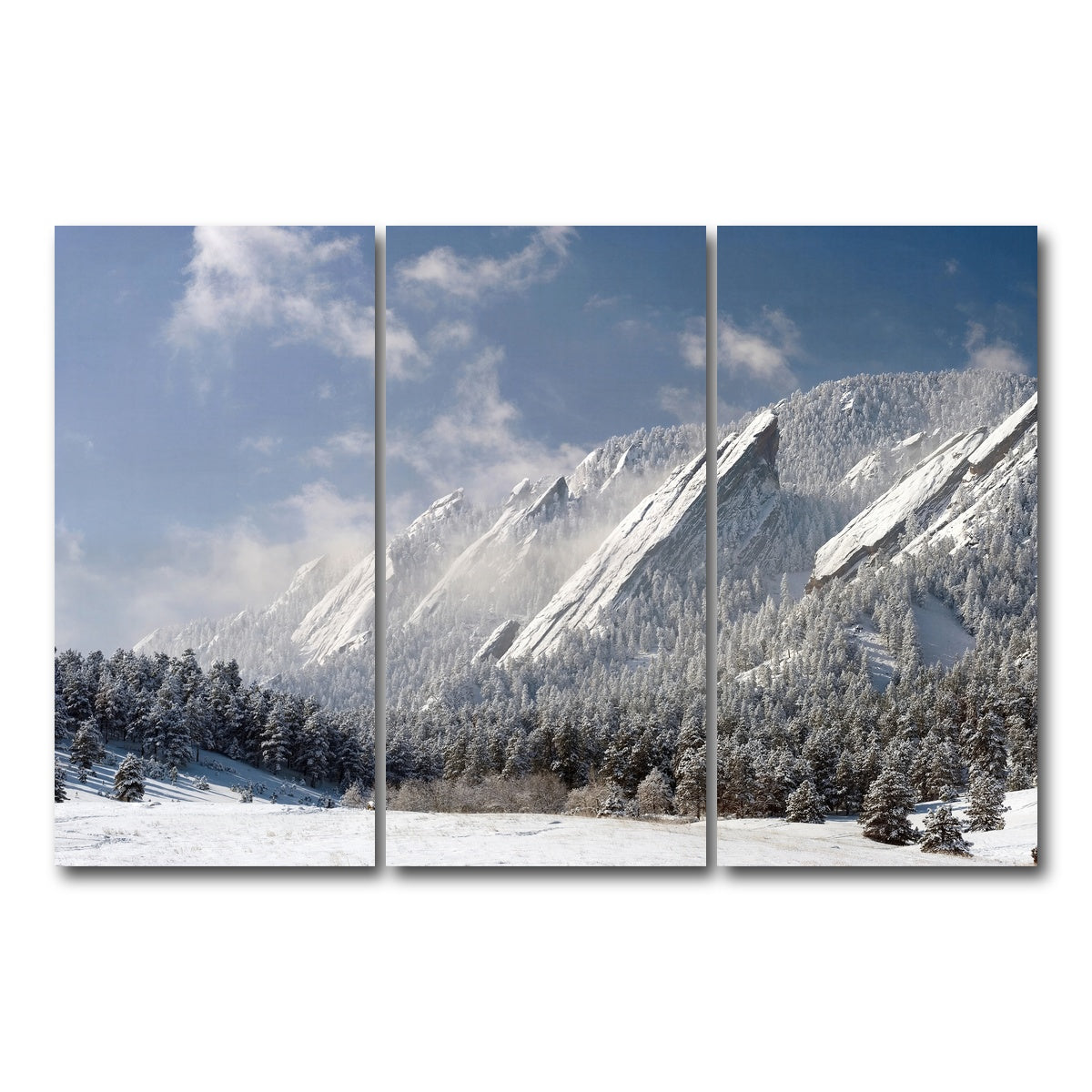 AUTO-MOCKUP WHITE | Flatirons | 3 Piece | Gallery Wrap Canvas | group=12x24