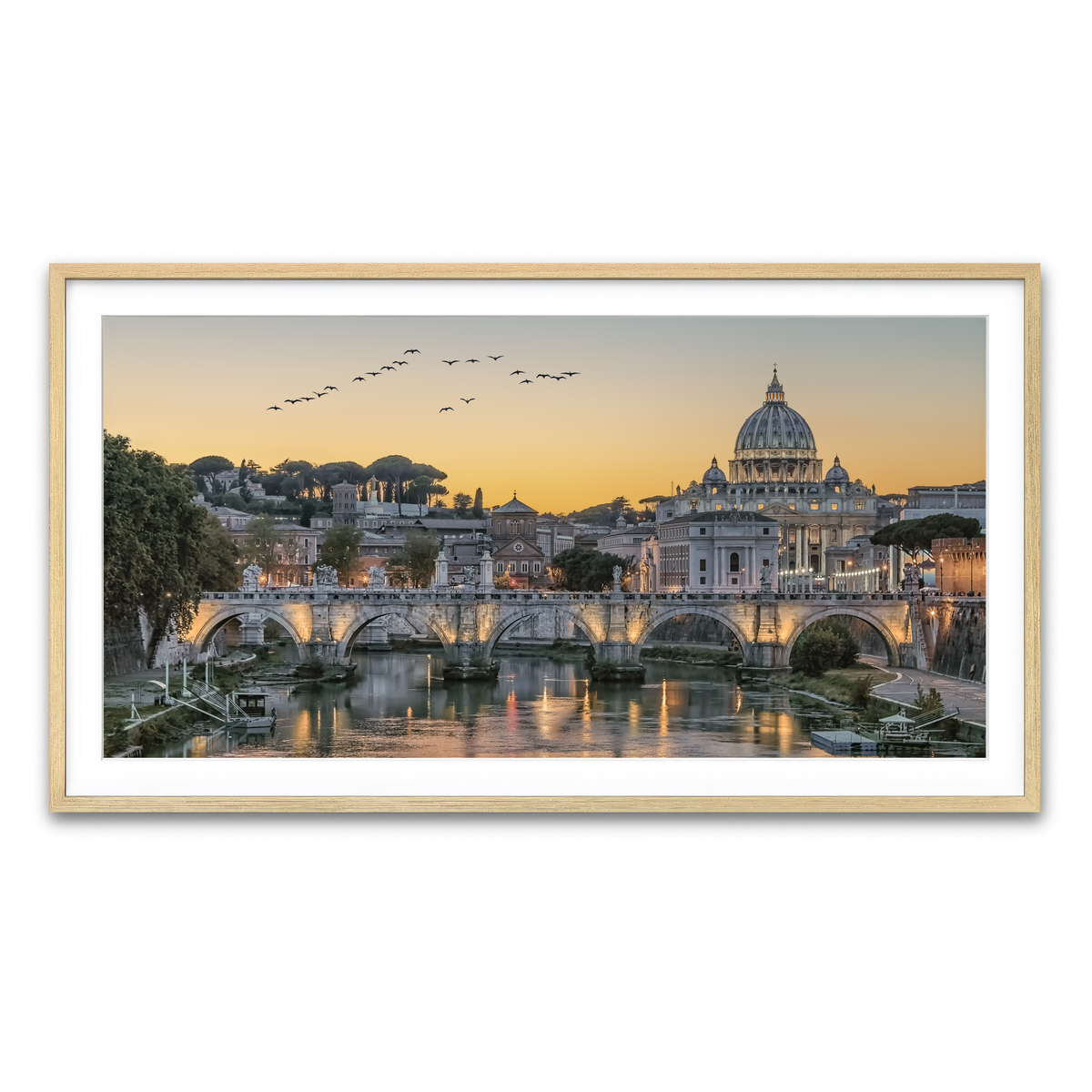 Framed Print 2x1 Natural
