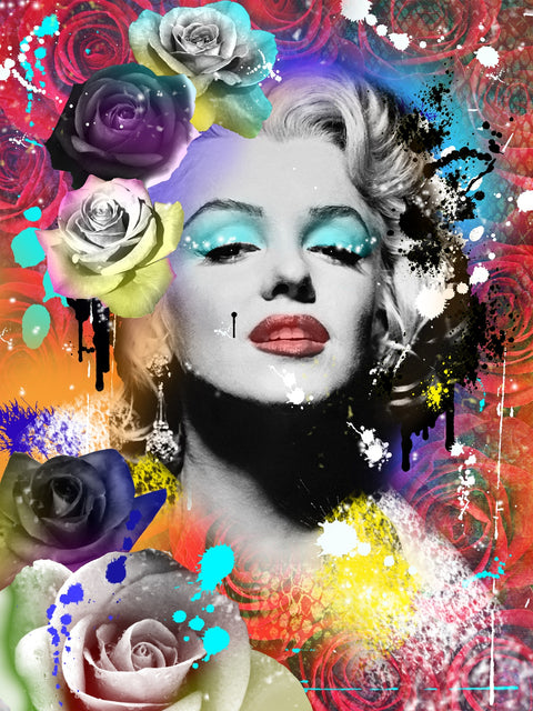 Floral Monroe Wall Art