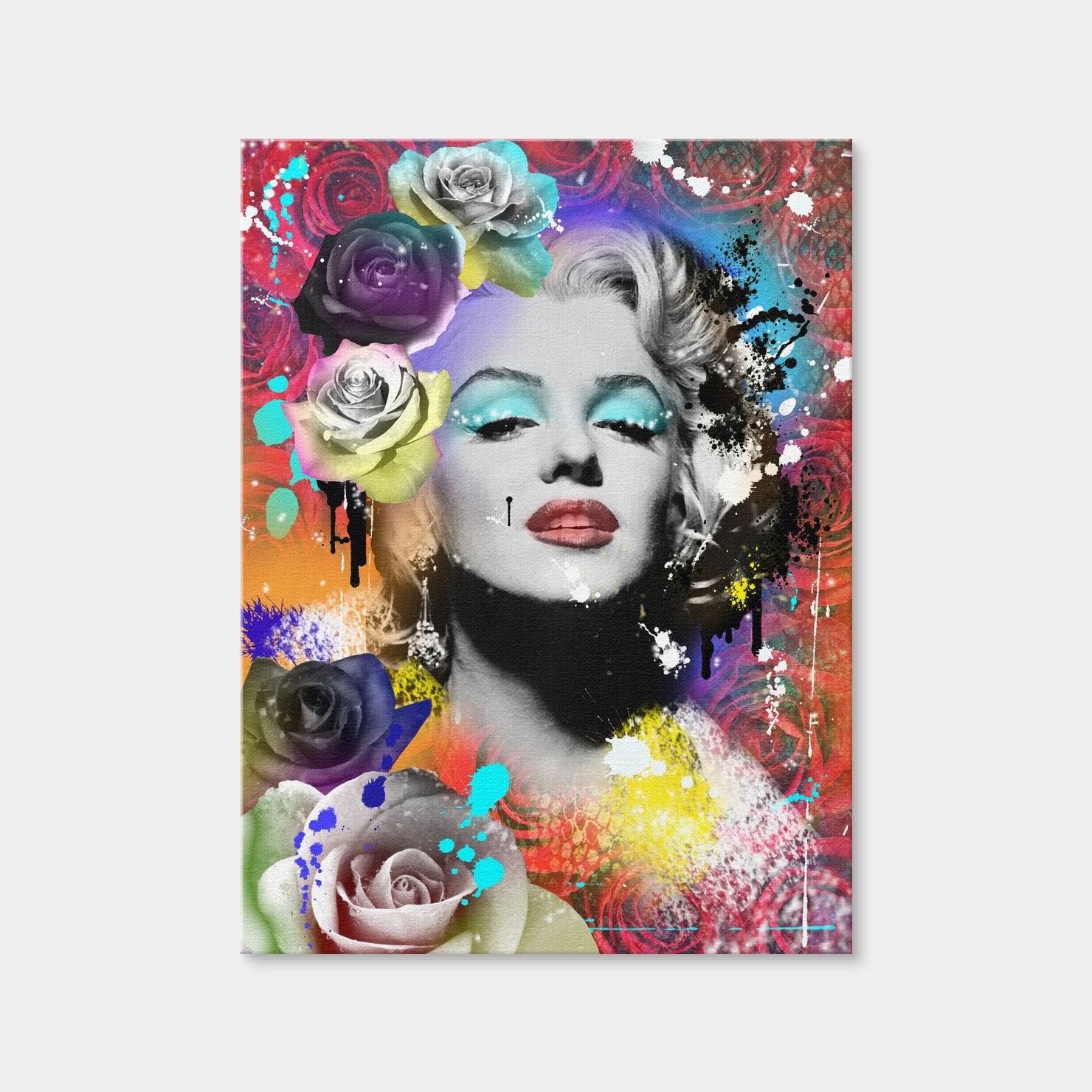 AUTO-MOCKUP WHITE | Floral Monroe | 1 Piece | Gallery Wrap Canvas | group=3x4