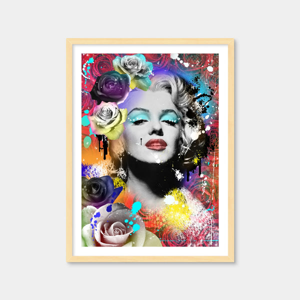 Floral Monroe Wall Art — Framed Print Format preview