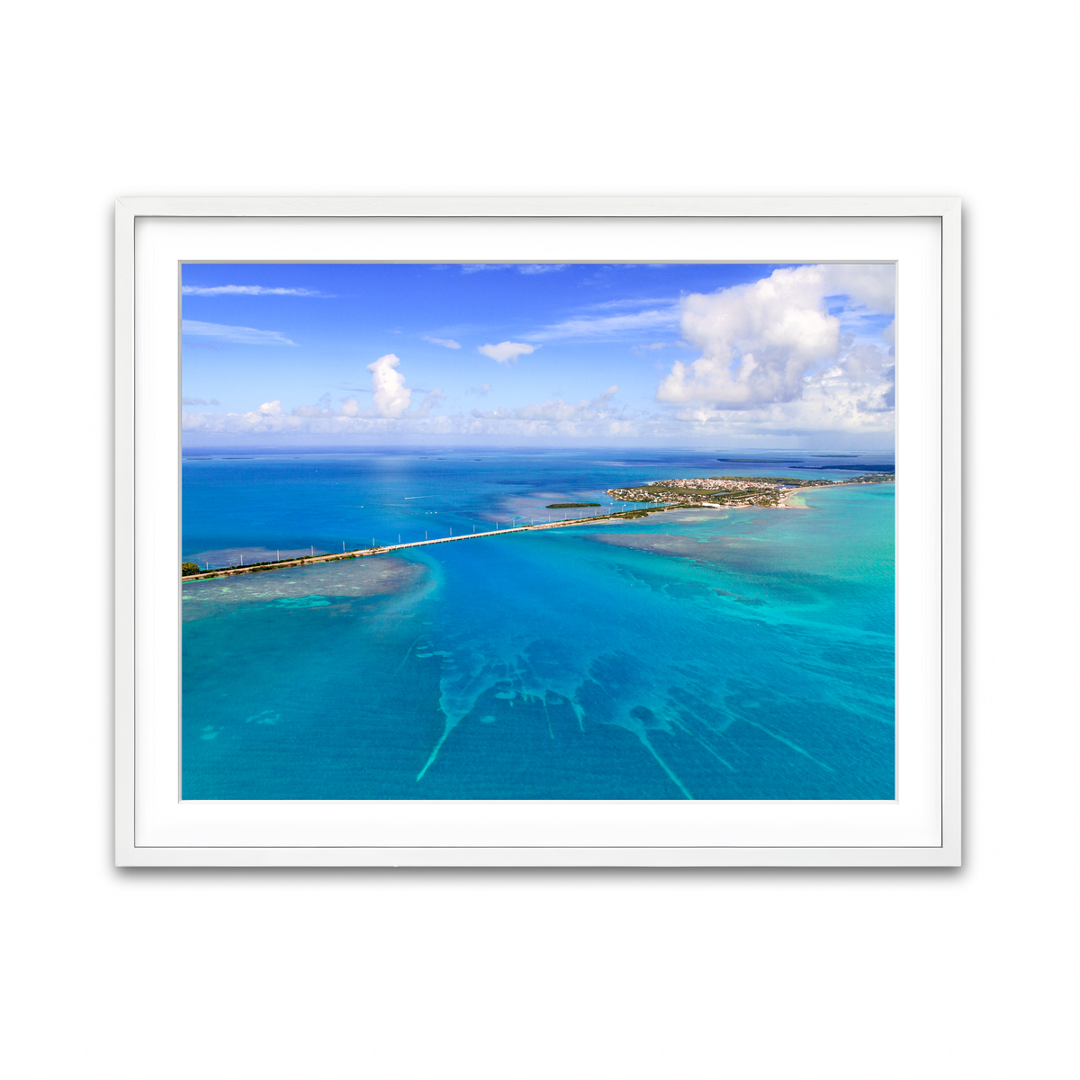 Framed Print 4x3 White