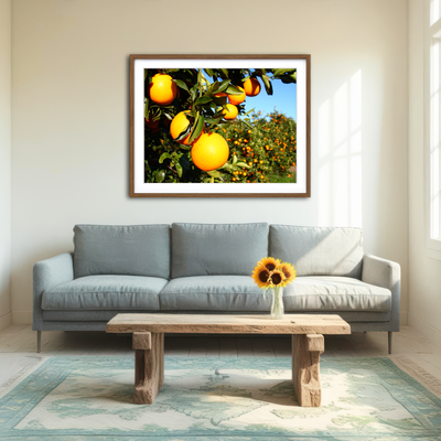 AUTO-MOCKUP ROOM | Florida Oranges Wall Art