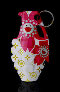 Flower Power Grenade Wall Art