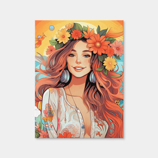 AUTO-MOCKUP WHITE | Flowers in Her Hair | 1 Piece | Gallery Wrap Canvas | group=3x4