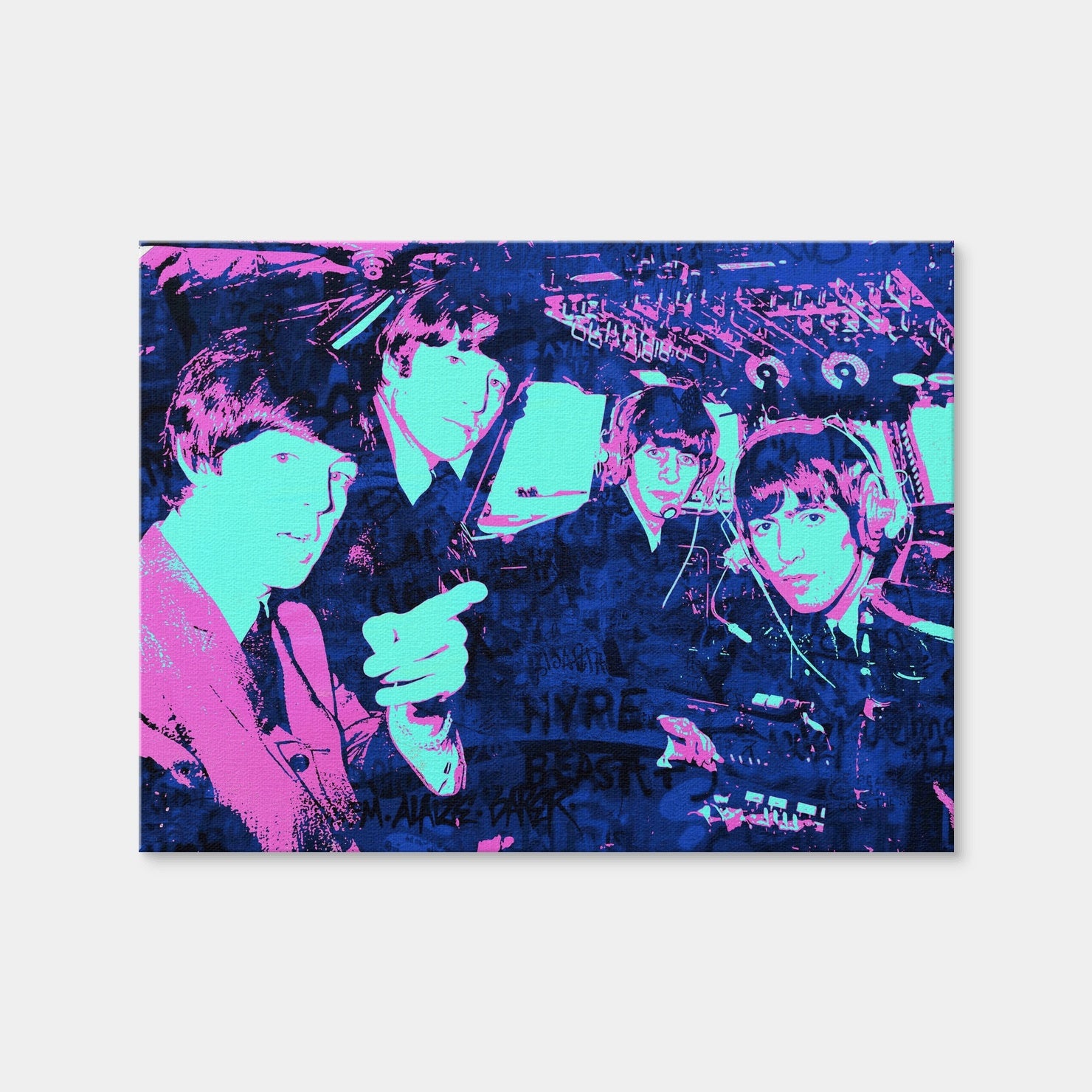 AUTO-MOCKUP WHITE | Fly Beatles | 1 Piece | Gallery Wrap Canvas | group=4x3