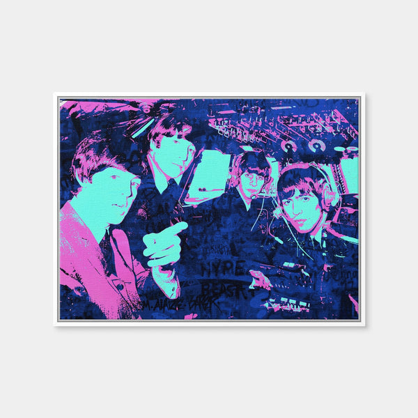 Fly Beatles Wall Art — Framed Canvas Format preview
