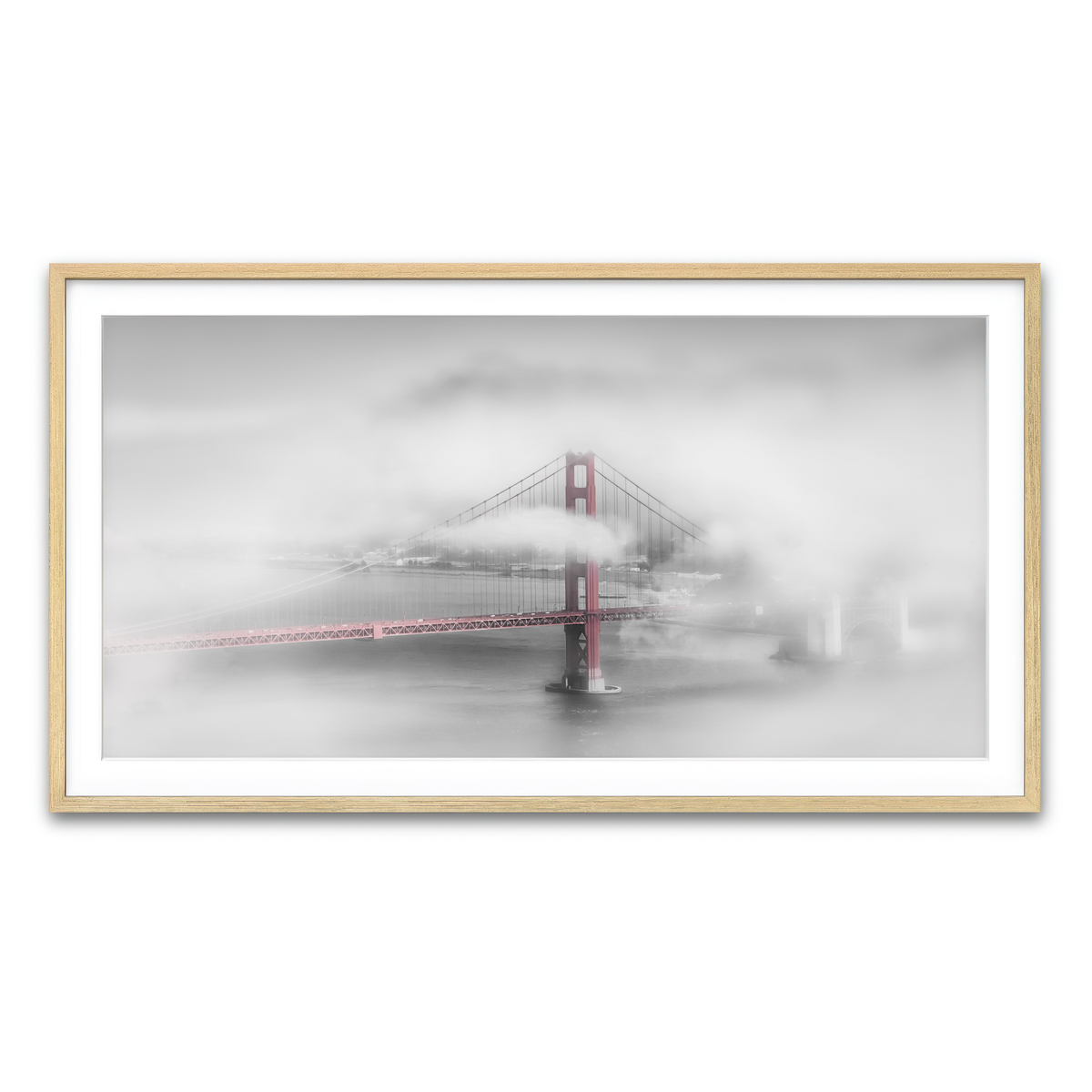 Foggy Golden Gate Bridge Wall Art