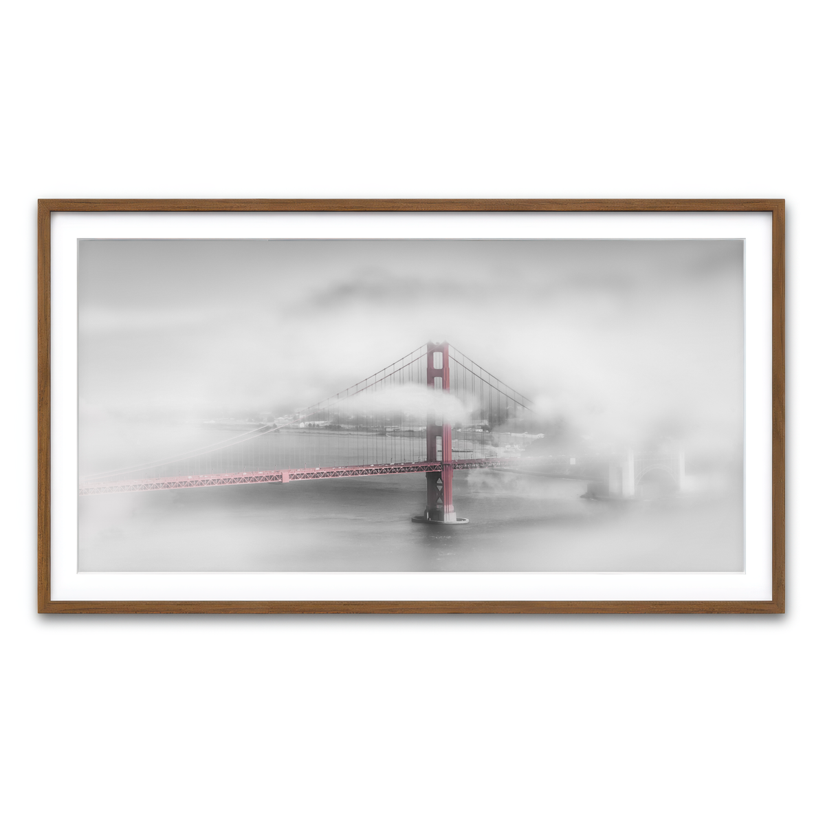 Foggy Golden Gate Bridge Wall Art