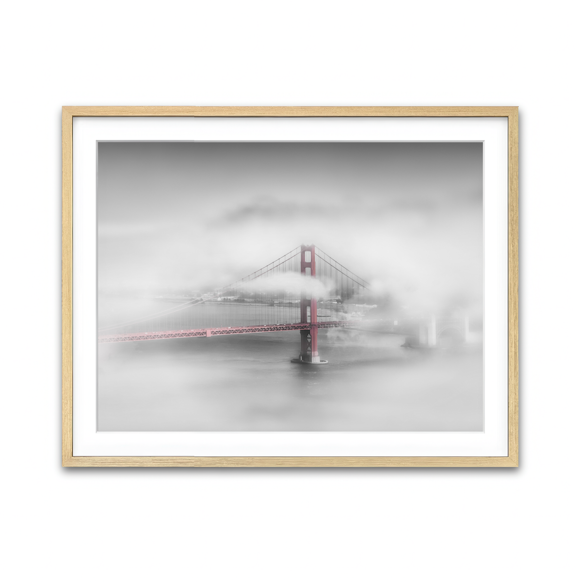 Foggy Golden Gate Bridge Wall Art