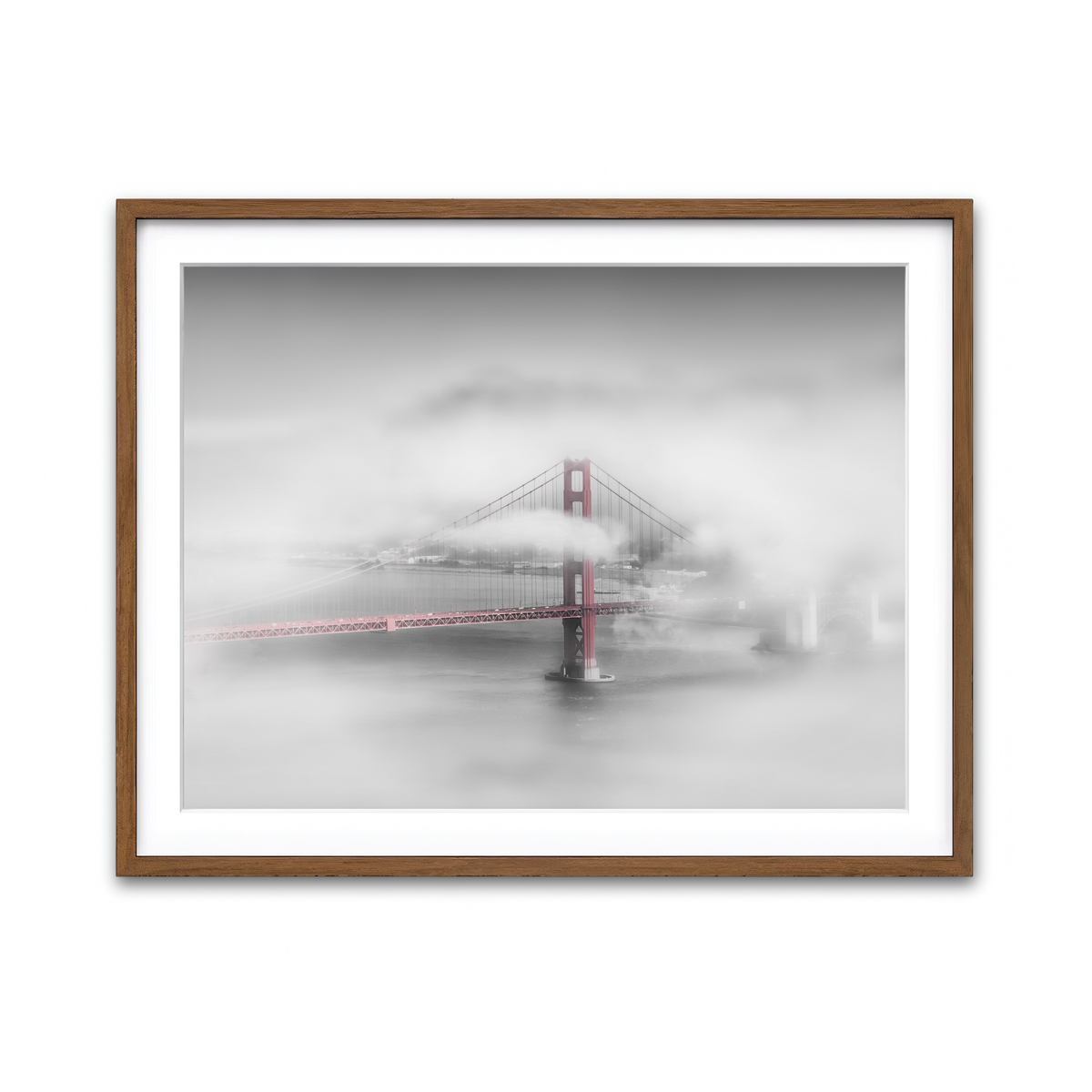 Foggy Golden Gate Bridge Wall Art