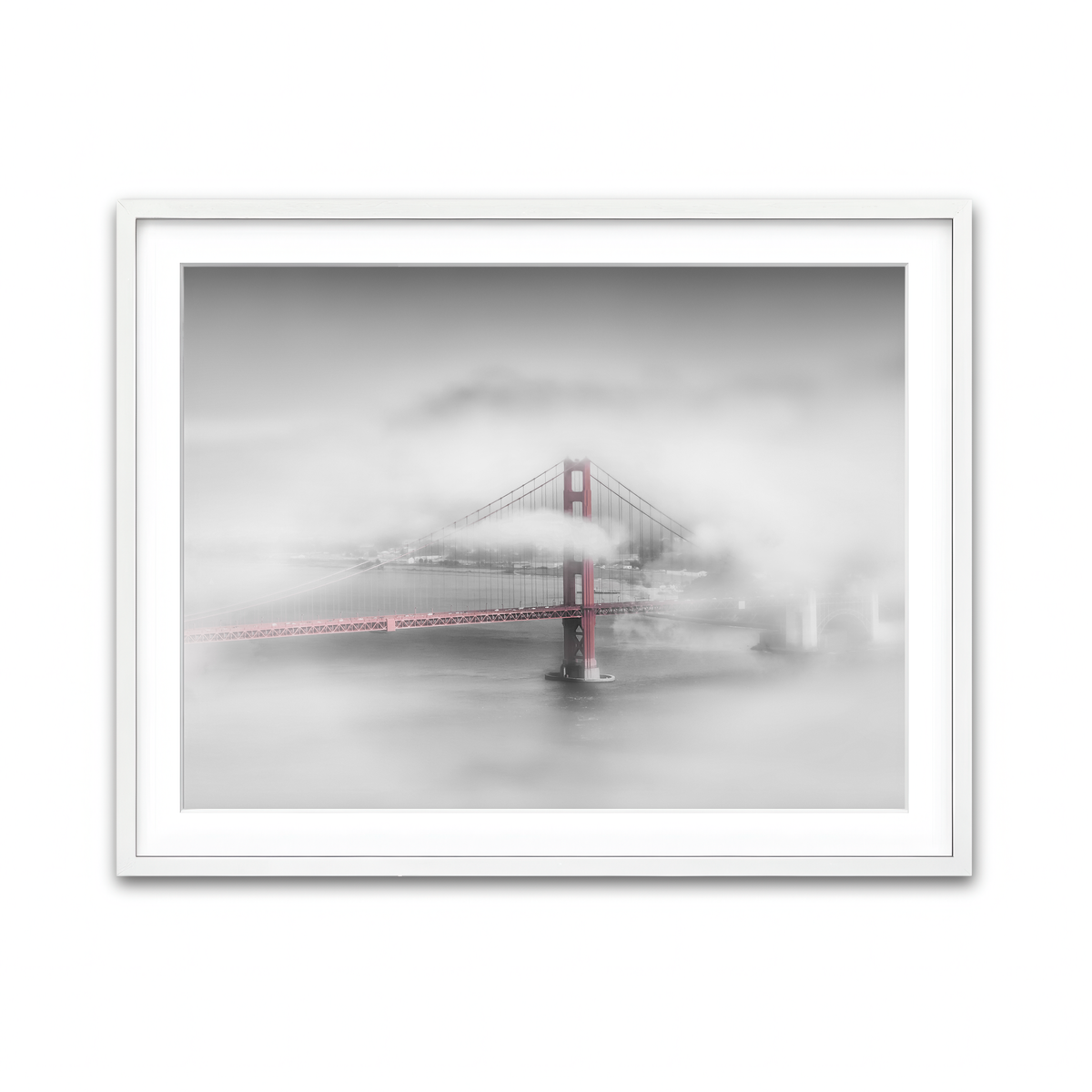 Foggy Golden Gate Bridge Wall Art