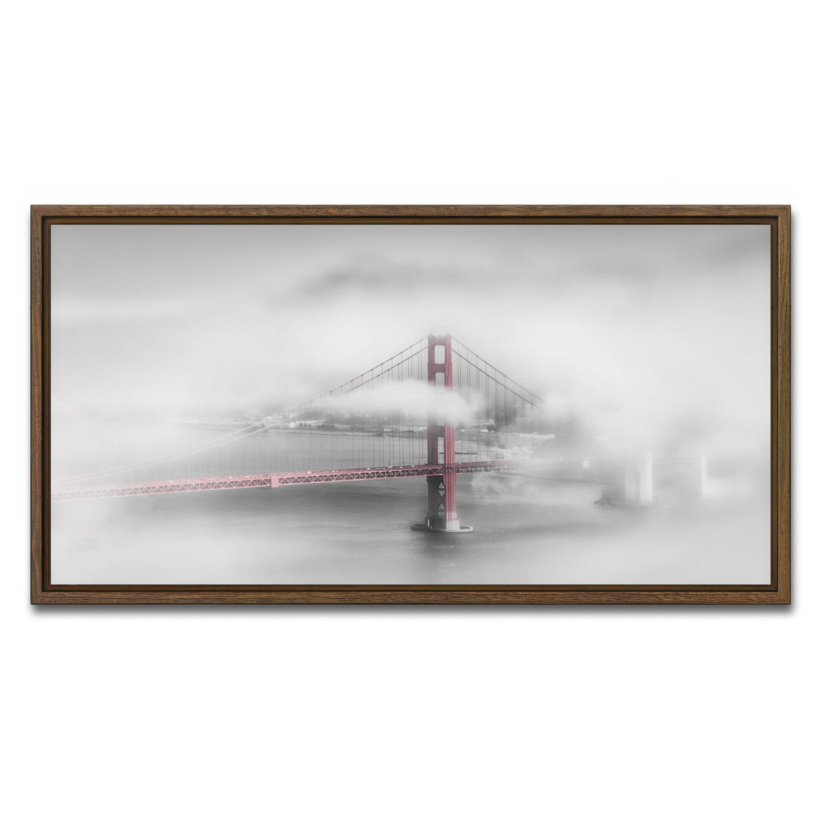 Foggy Golden Gate Bridge Wall Art