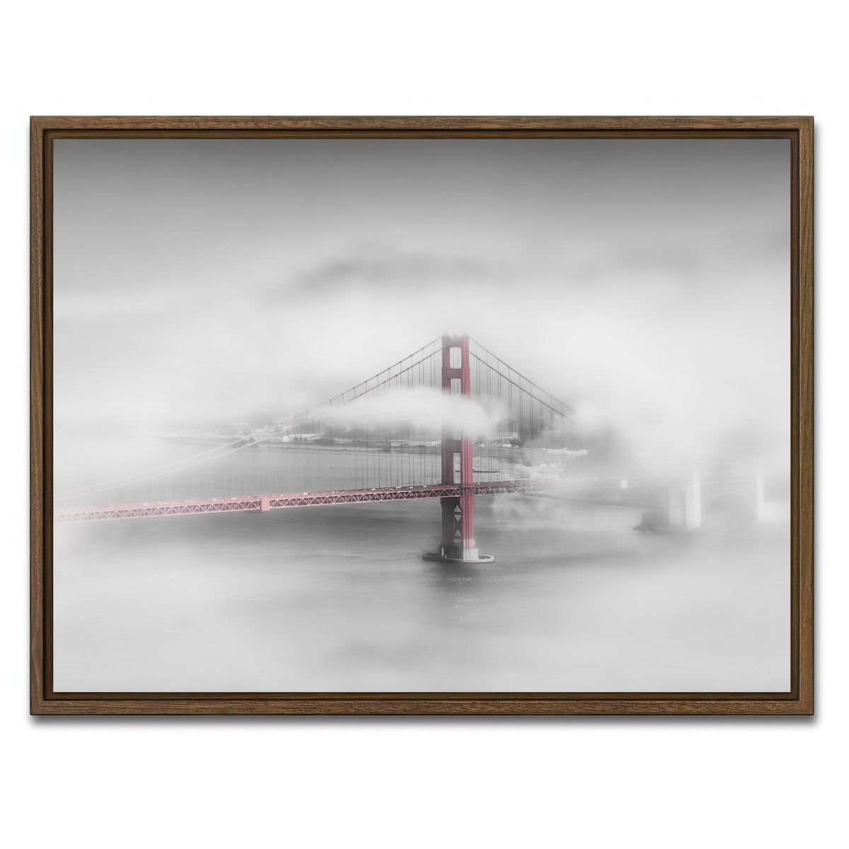 Foggy Golden Gate Bridge Wall Art
